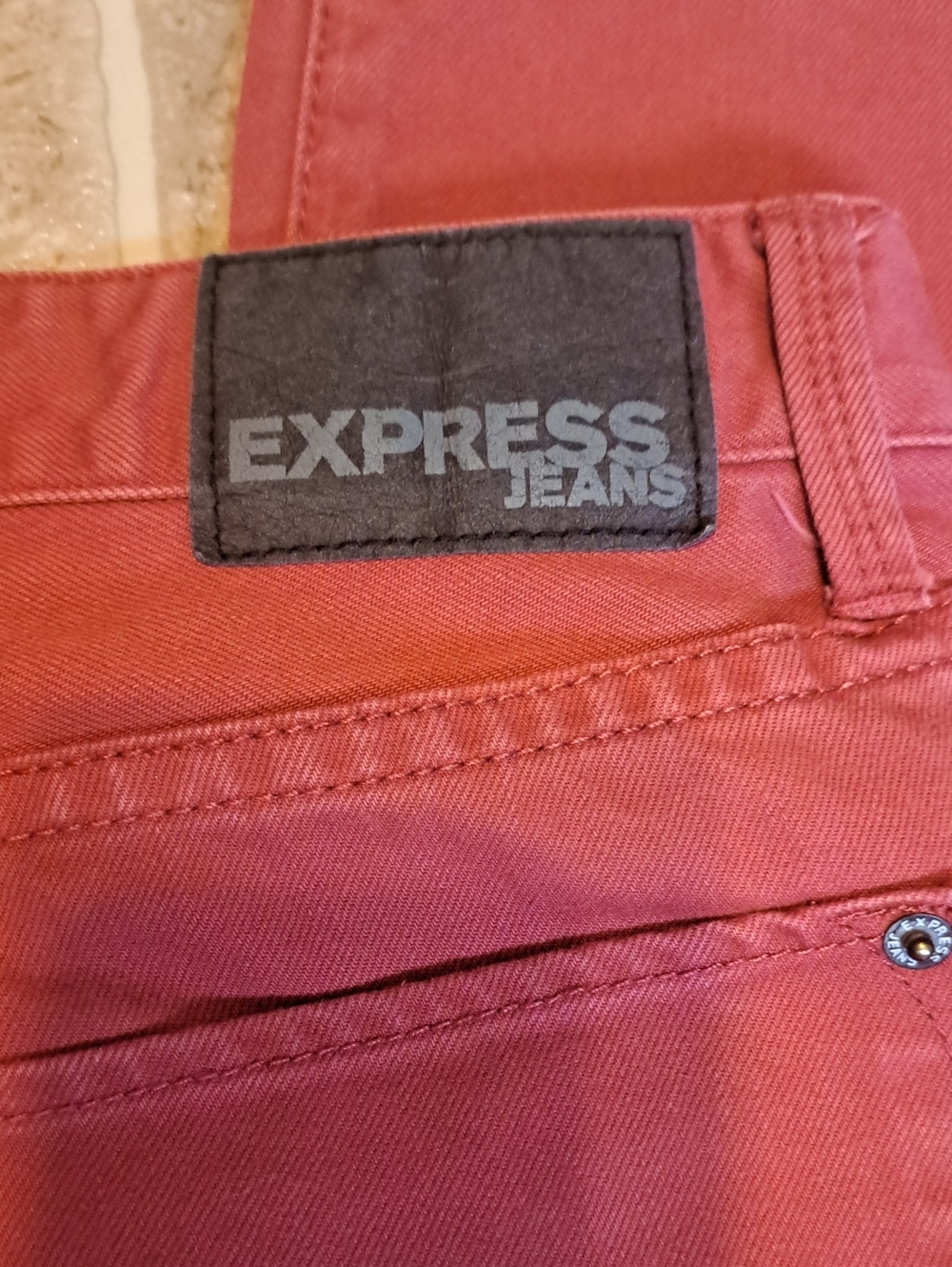 Express Women's Rusty Rose Skinny Jeans. Size 32. - Picture 11 of 12